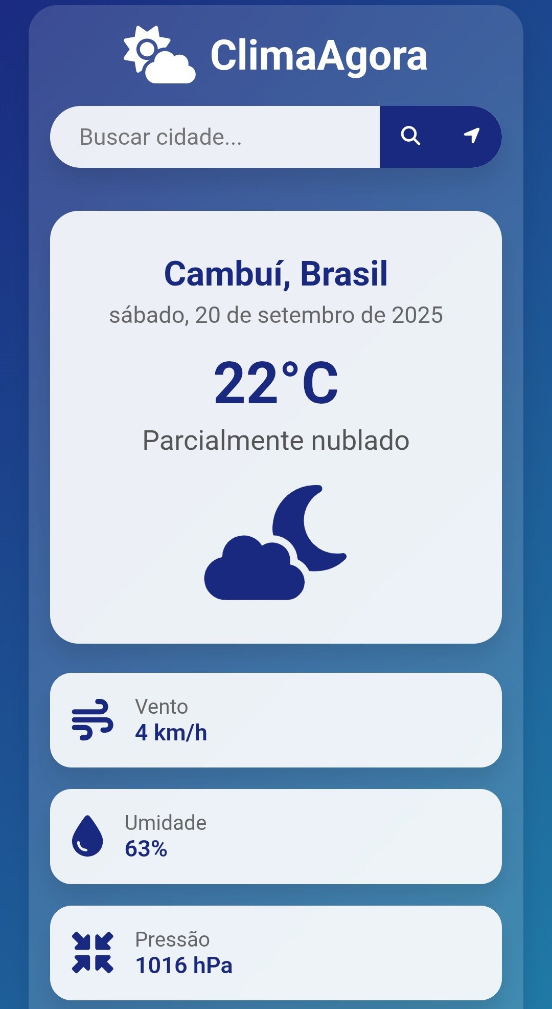 App de Clima